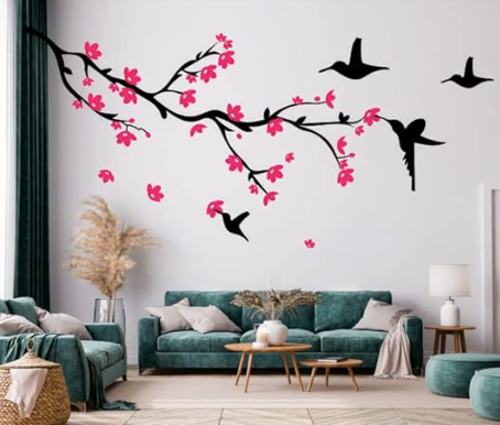 Easy Wall Painting Design For Bedroom