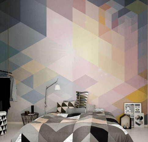 Modern Bedroom Wall Painting Design